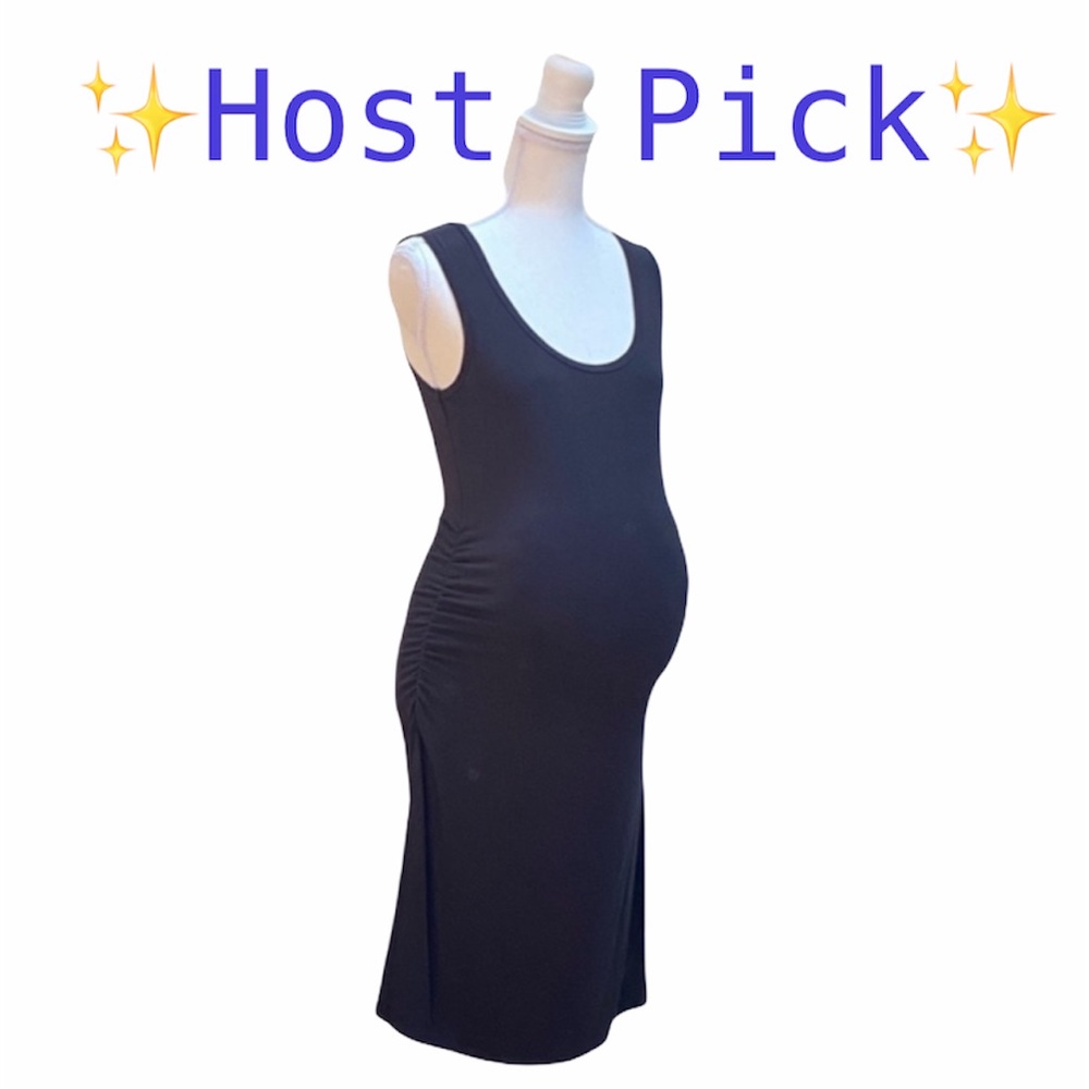 SOLD 💝 ROSIE POPE Little Black Maternity Dress Medium